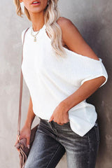 Fashion Casual Solid Patchwork O Neck T-Shirts