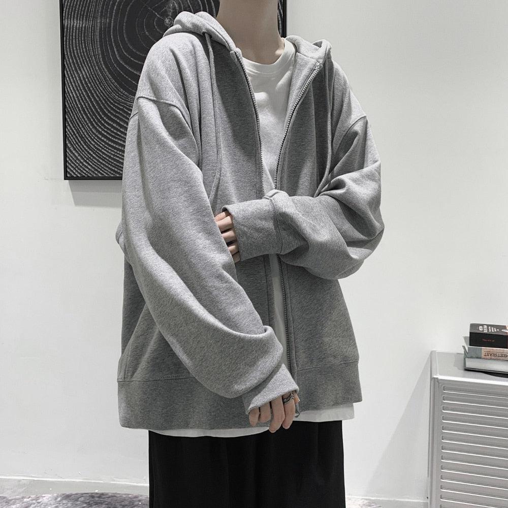 Casual Zip-Up Men Hoodie