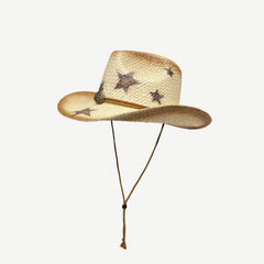 Cowgirl Adjustable Woven Straw Hat