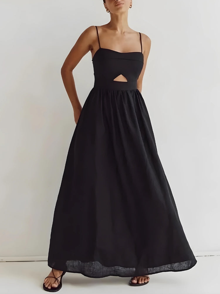 Cut Out Slit Maxi Dress