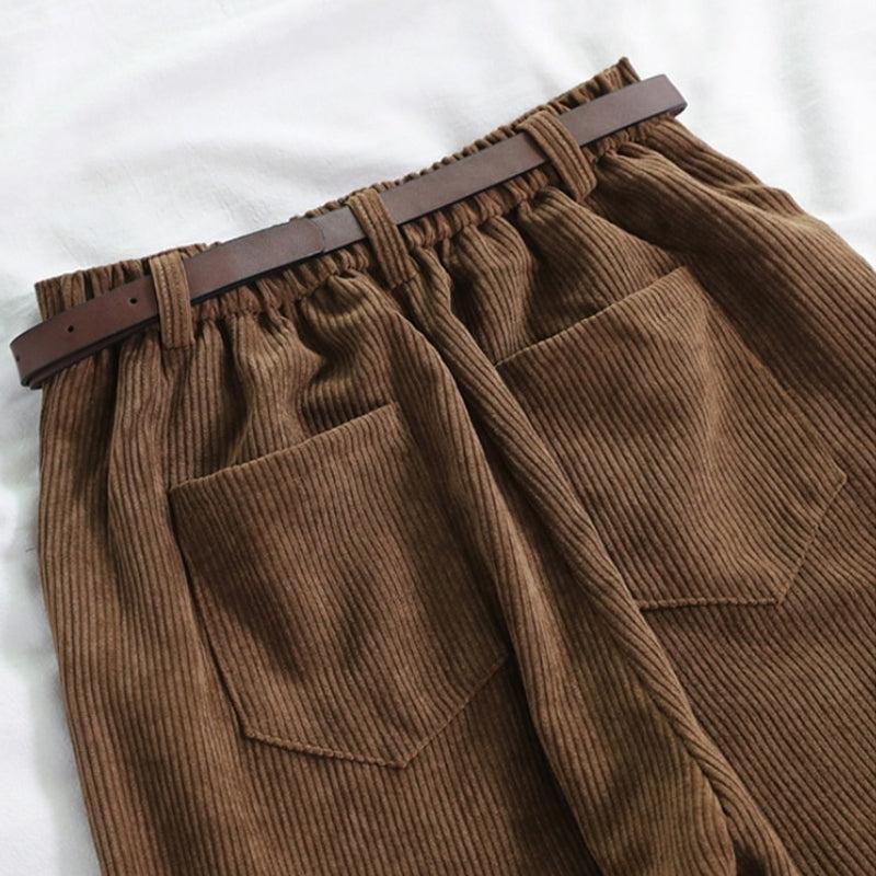 Dark Academia Corduroy Pants