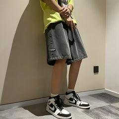 Soft Boy Wide Leg Wash Shorts
