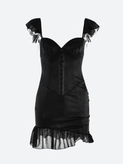 Sweetheart Neckline Corset Mini Dress