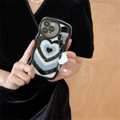 Y2k Chain and Heart iPhone Case