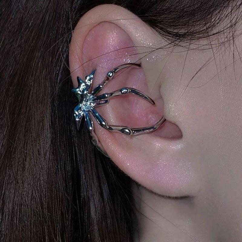 Goth Spider Earcuff