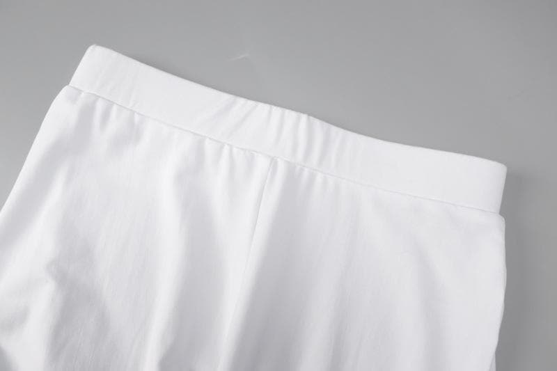 Long sleeve crewneck solid pant set