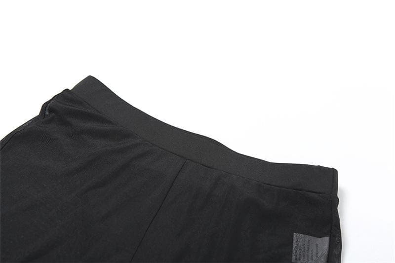 Halter hollow out solid backless pant set