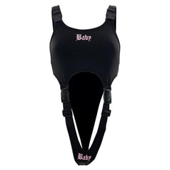 Baby buckle hollow out bodysuit