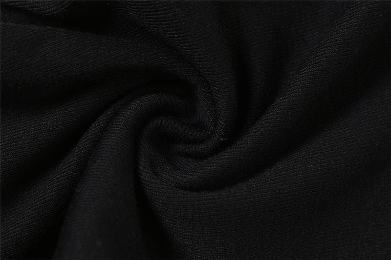 Long sleeve self tie bowknot hollow out solid crop cut out top